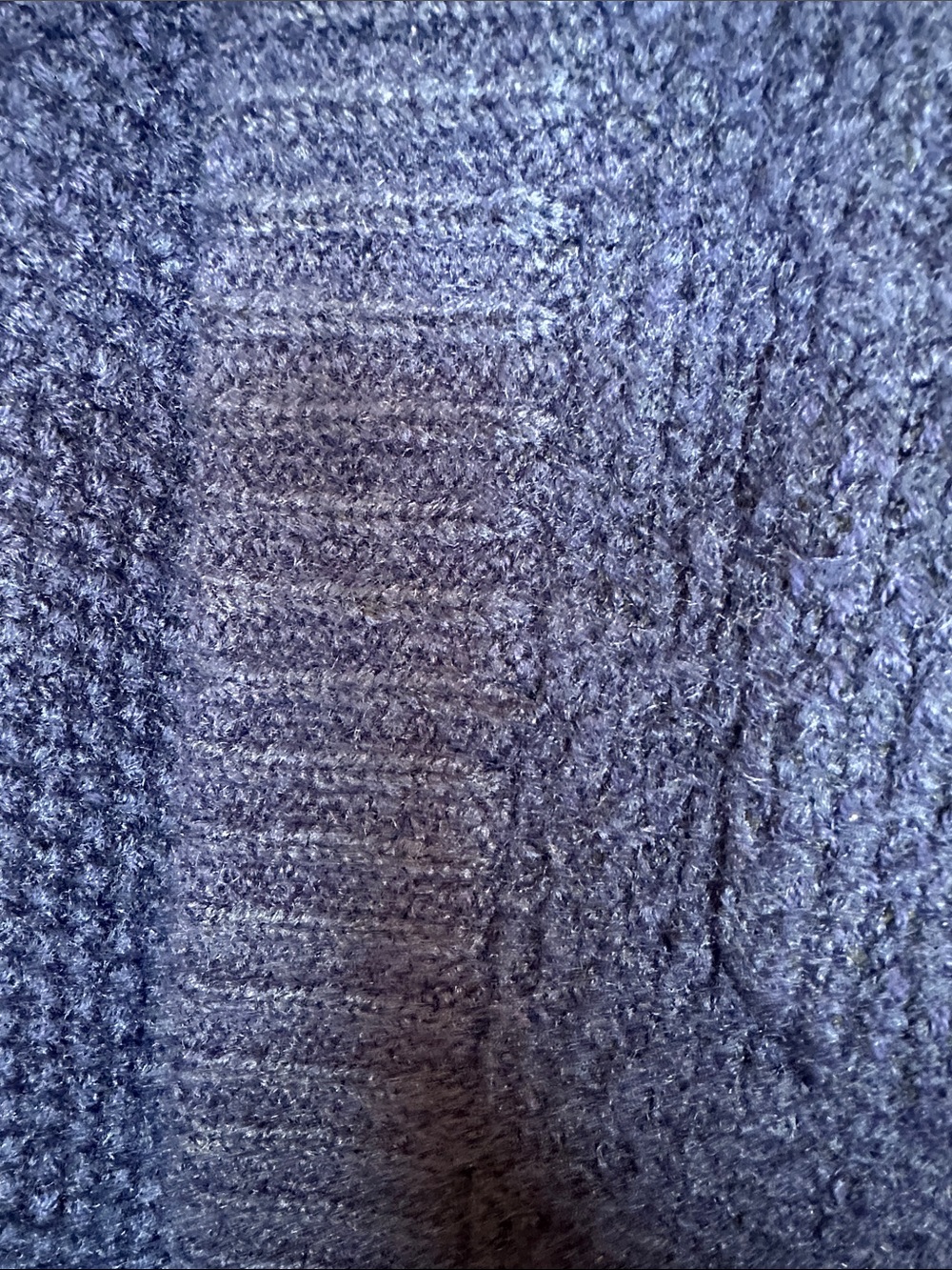Ann Taylor Deep Navy Chunky Knit Cardigan with Jewel Buttons size S EUC - Picture 4 of 5